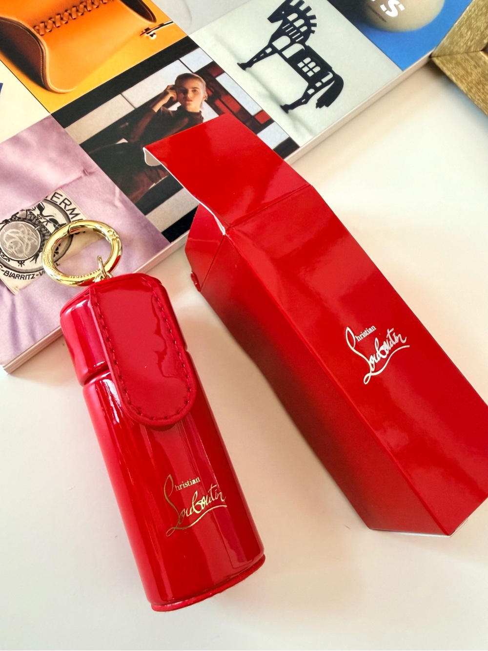 Christian Louboutin Lipstick Holder/Key Charm